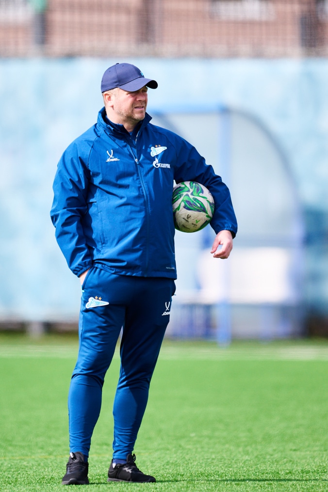 Тренировка «Зенита»-м перед матчем с «Уралом»-м