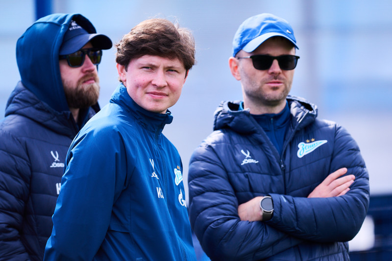 Тренировка «Зенита»-м перед матчем с «Уралом»-м