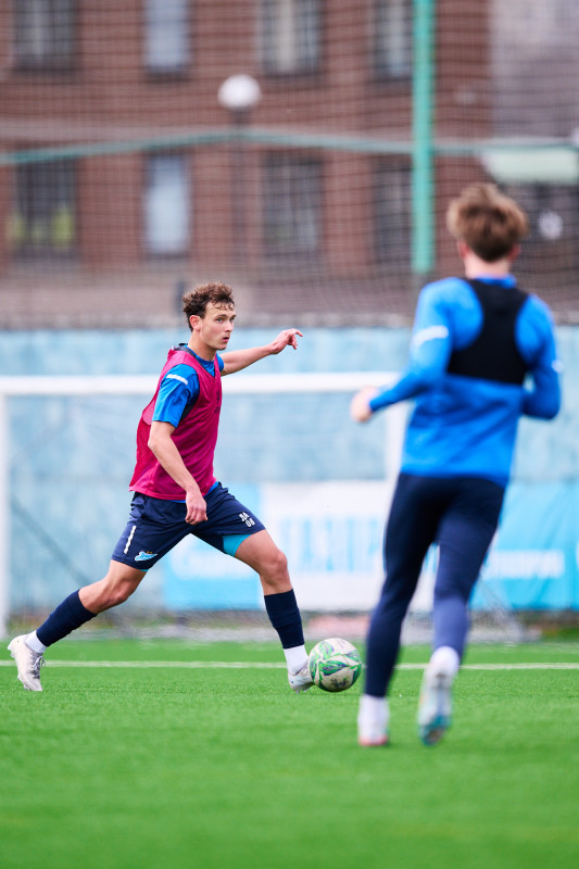 Тренировка «Зенита»-м перед матчем с «Уралом»-м