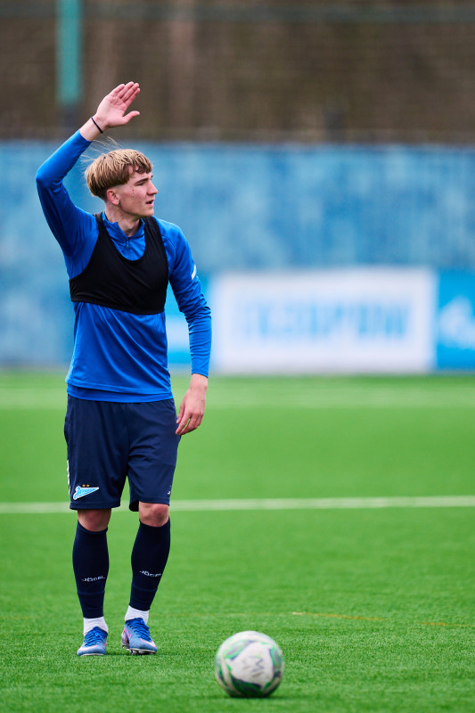 Тренировка «Зенита»-м перед матчем с «Уралом»-м