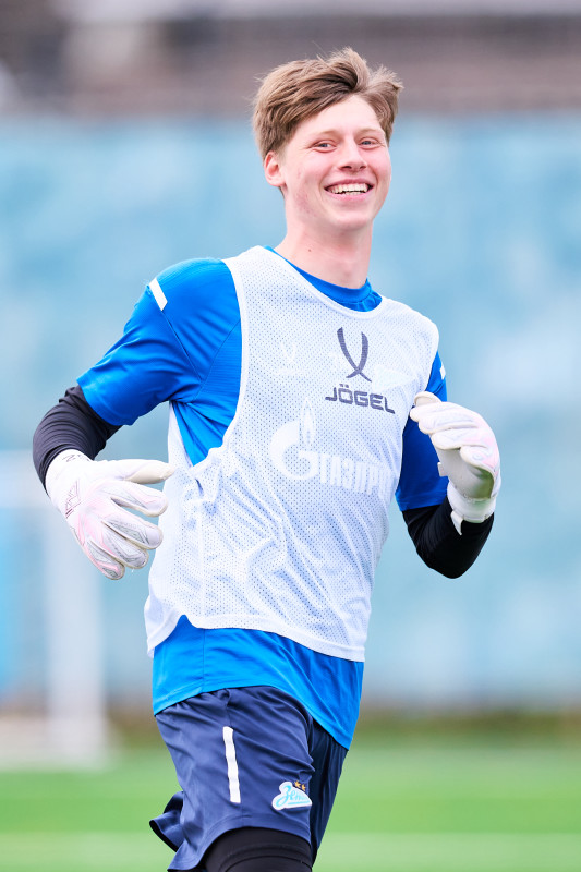 Тренировка «Зенита»-м перед матчем с «Уралом»-м