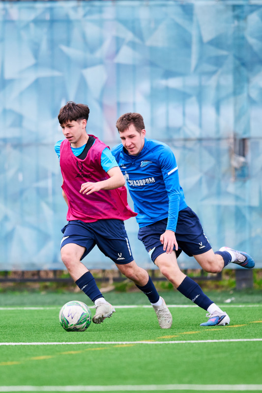 Тренировка «Зенита»-м перед матчем с «Уралом»-м