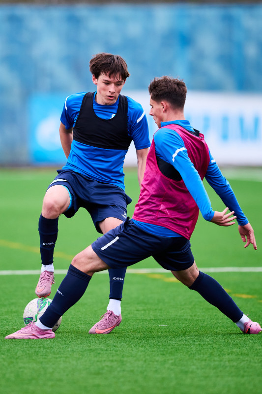 Тренировка «Зенита»-м перед матчем с «Уралом»-м