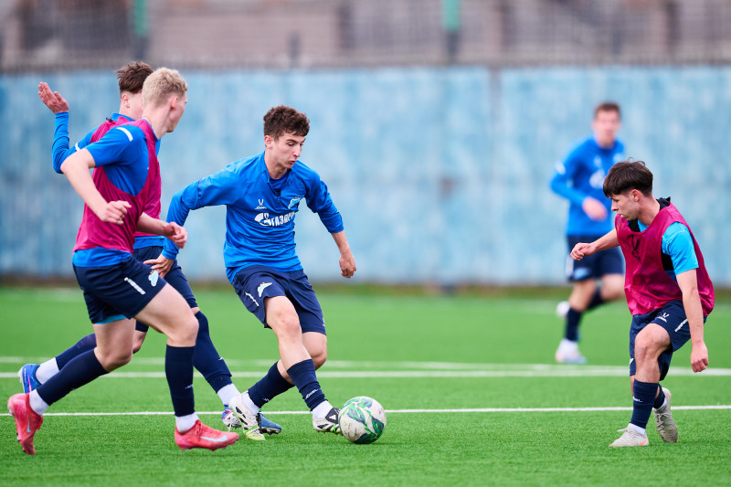 Тренировка «Зенита»-м перед матчем с «Уралом»-м