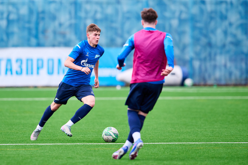 Тренировка «Зенита»-м перед матчем с «Уралом»-м