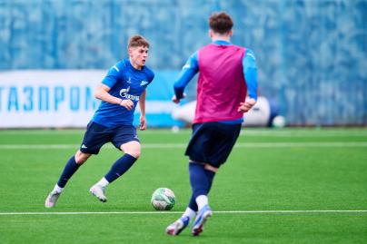 Тренировка «Зенита»-м перед матчем с «Уралом»-м