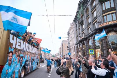 Чемпионский парад «Зенита»