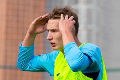 Training of Zenit-2 before the match with Dynamo-2