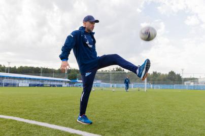 Training of Zenit-2 before the match with Dynamo-2
