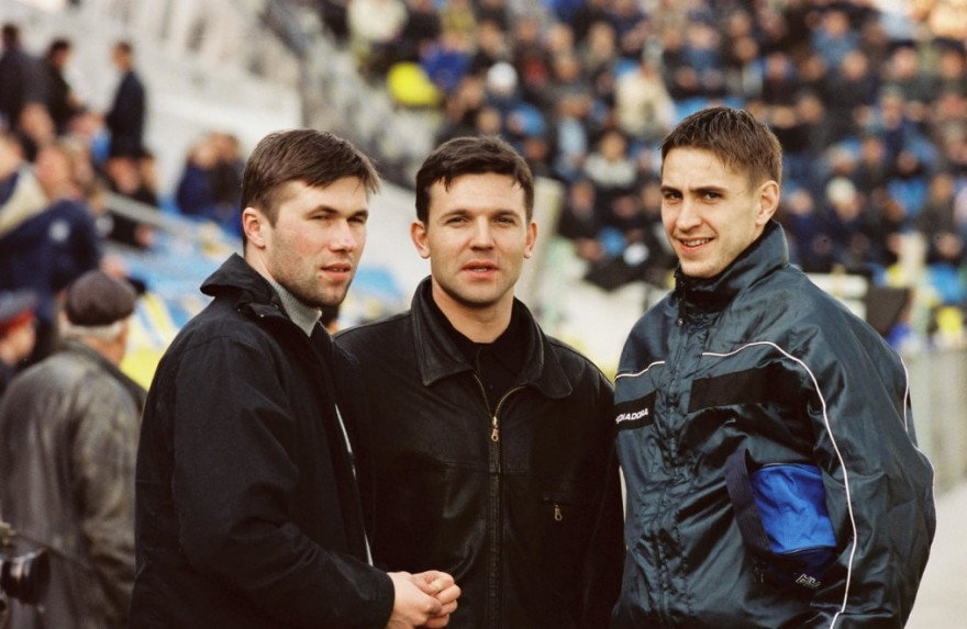 2002 год. Попович, Гусаков, Ранджелович.