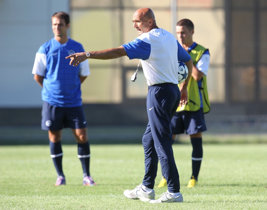 Тренировка «Зенита» впреддверии матча Лиги чемпионов с «Осером»