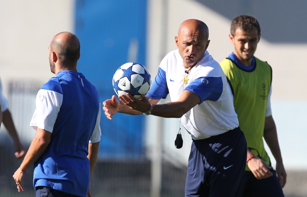 Тренировка «Зенита» впреддверии матча Лиги чемпионов с «Осером»