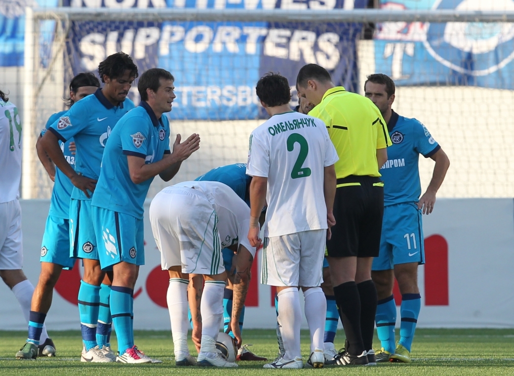 Чемпионат России 2010 года, 21 тур. Матч Терек—Зенит