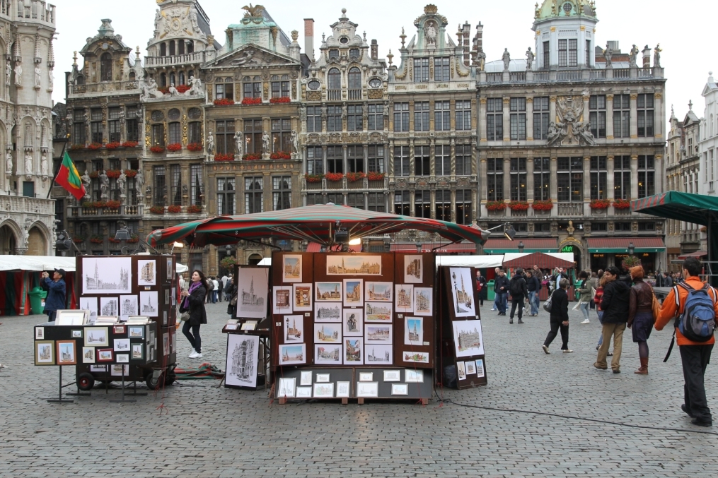 Брюссель. Город перед матчем