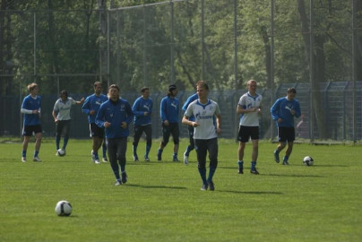 Открытая тренировка команды ФК «Зенит» в Удельном парке перед матчем с ФК «Динамо»
