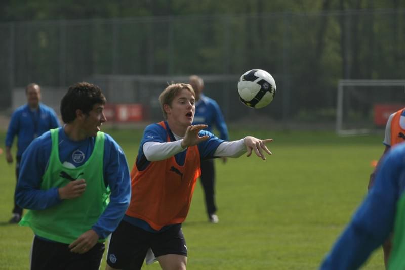 Открытая тренировка команды ФК «Зенит» в Удельном парке перед матчем с ФК «Динамо»