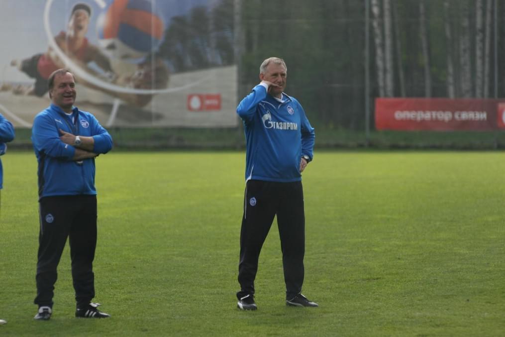 Открытая тренировка команды ФК «Зенит» в Удельном парке перед матчем с ФК «Динамо»