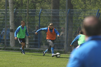 Открытая тренировка команды ФК «Зенит» в Удельном парке перед матчем с ФК «Динамо»