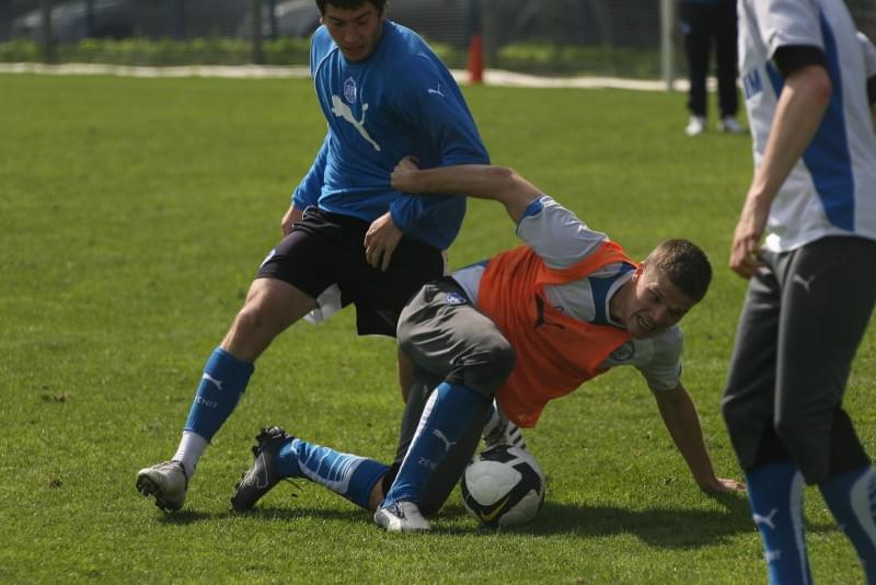 Открытая тренировка команды ФК «Зенит» в Удельном парке перед матчем с ФК «Динамо»