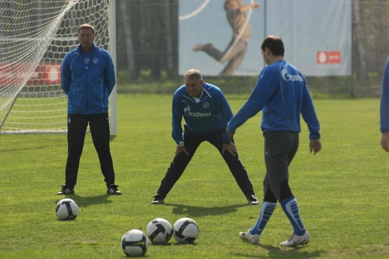 Открытая тренировка команды ФК «Зенит» в Удельном парке перед матчем с ФК «Динамо»