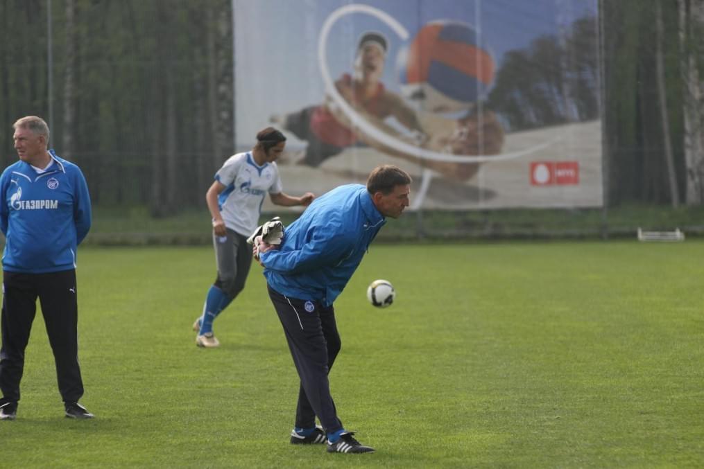 Открытая тренировка команды ФК «Зенит» в Удельном парке перед матчем с ФК «Динамо»