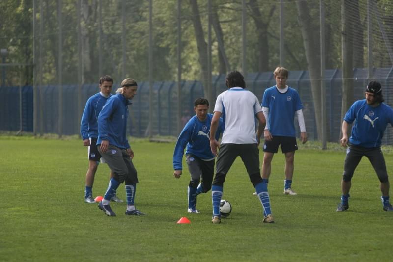 Открытая тренировка команды ФК «Зенит» в Удельном парке перед матчем с ФК «Динамо»