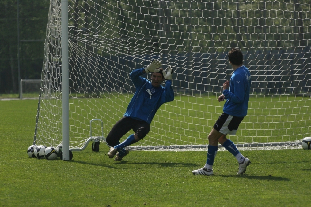 Открытая тренировка команды ФК «Зенит» в Удельном парке перед матчем с ФК «Динамо»