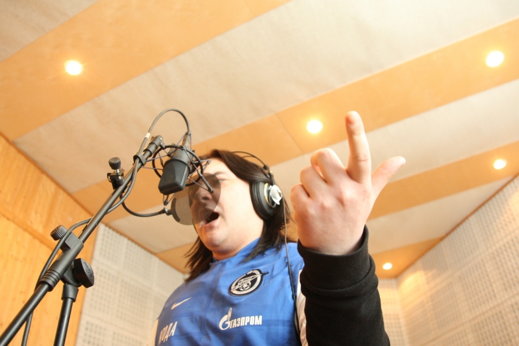 Запись песни Мы верим в Зенит!