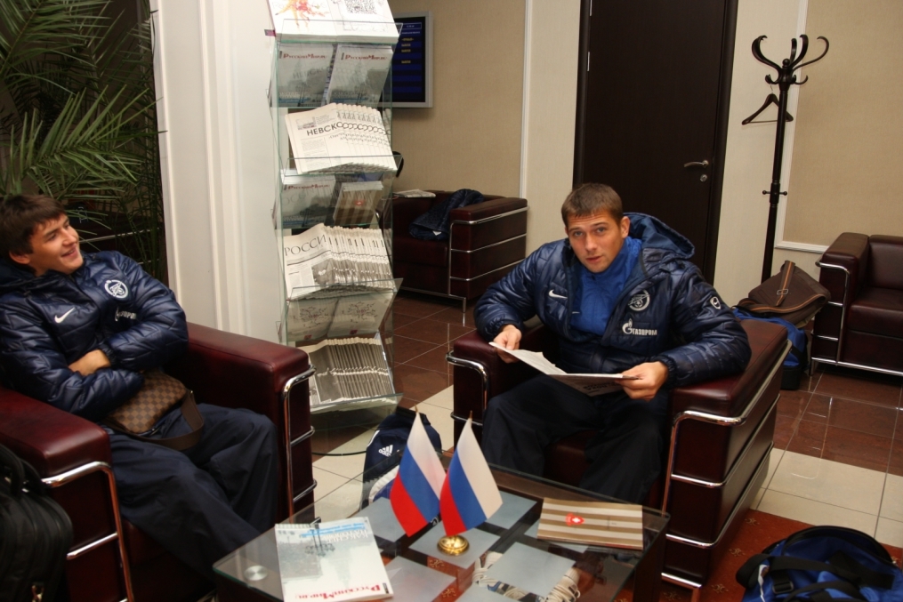 отлет фк «Зенит» на третий тренировочный сбор