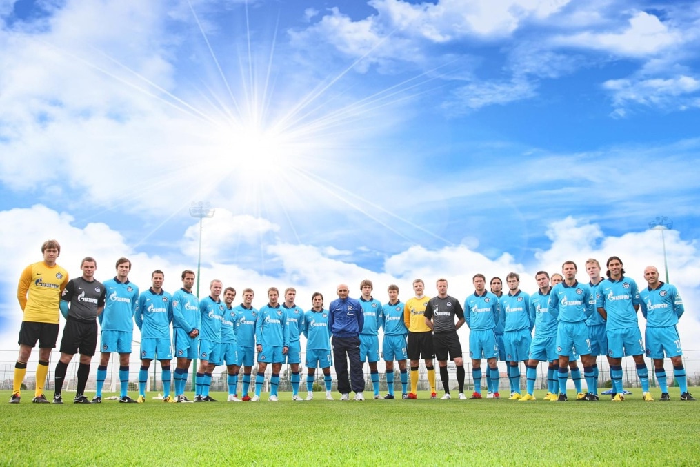 Групповая фотография команды «Зенит» сезона 2010