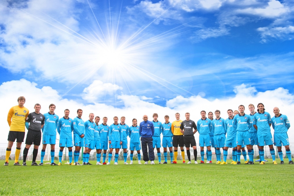 Групповая фотография команды «Зенит» сезона 2010