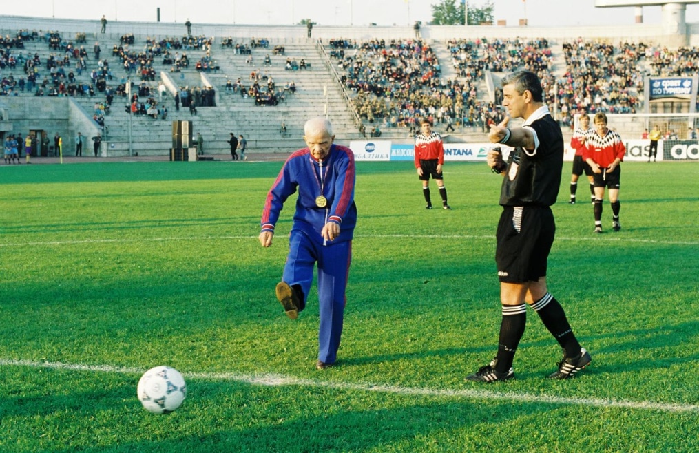 1997 год. Праздник 100-летия российского футбола.