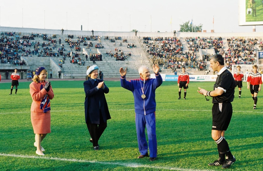 1997 год. Праздник 100-летия российского футбола.