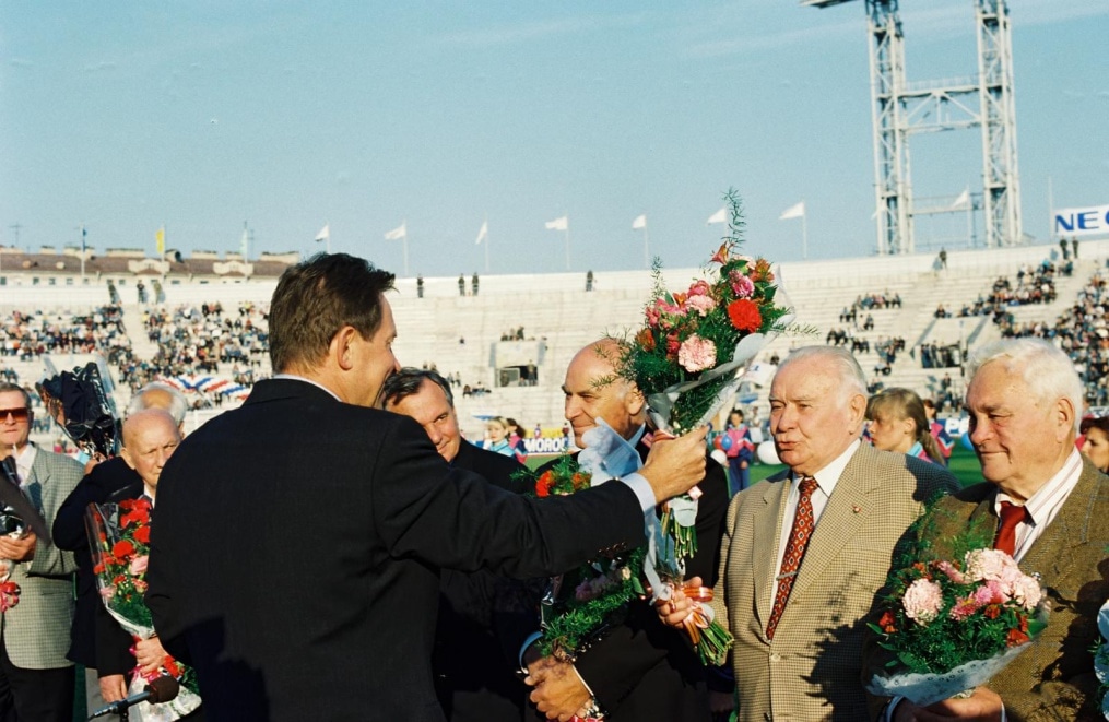 1997 год. Праздник 100-летия российского футбола.