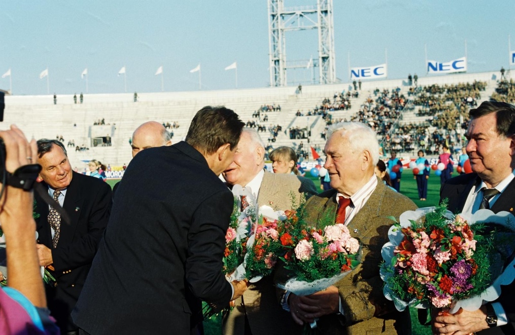 1997 год. Праздник 100-летия российского футбола.