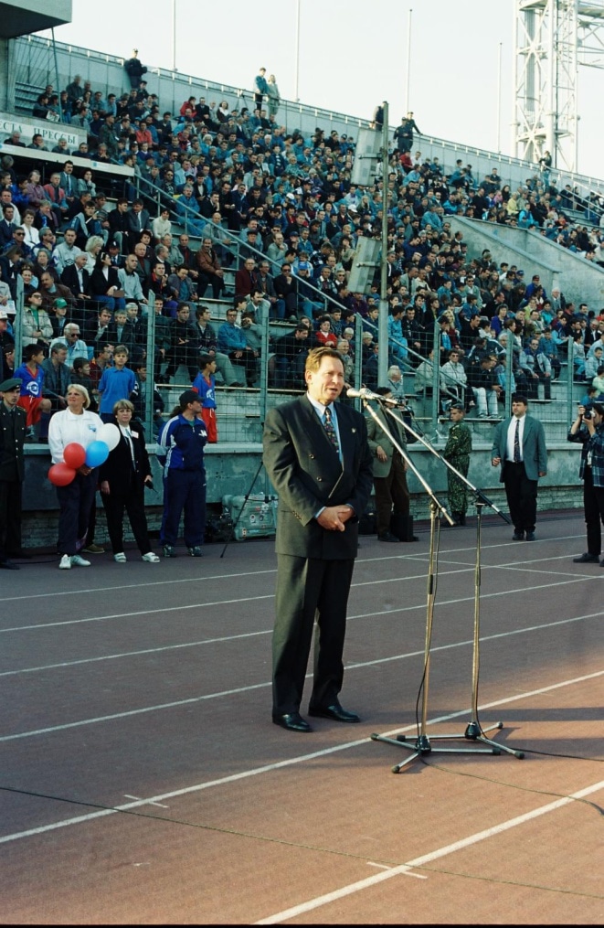 1997 год. Праздник 100-летия российского футбола.