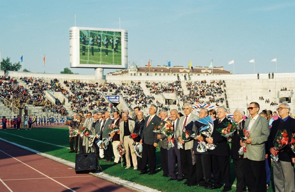 1997 год. Праздник 100-летия российского футбола.