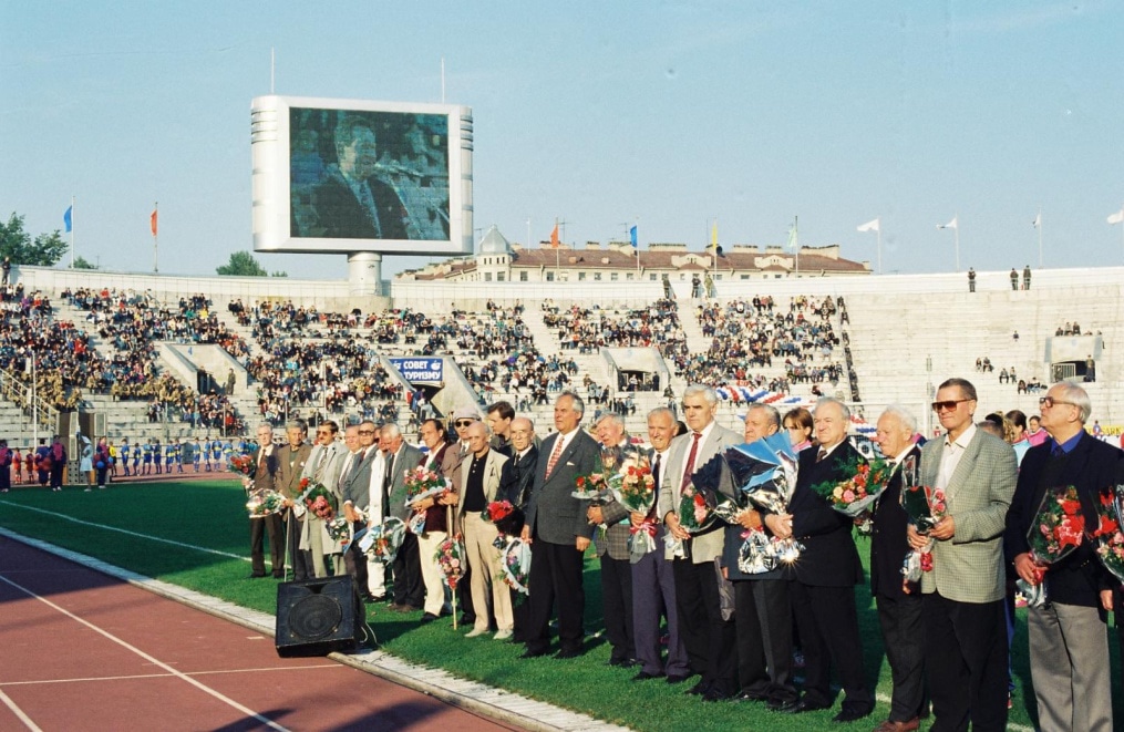 1997 год. Праздник 100-летия российского футбола.
