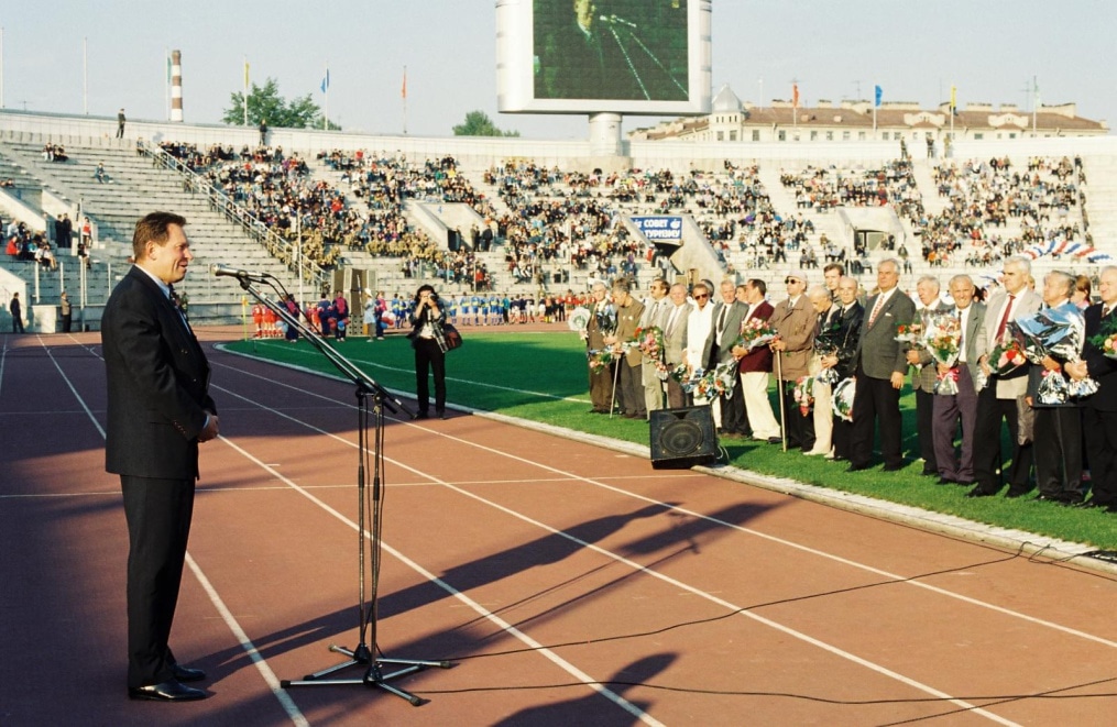 1997 год. Праздник 100-летия российского футбола.