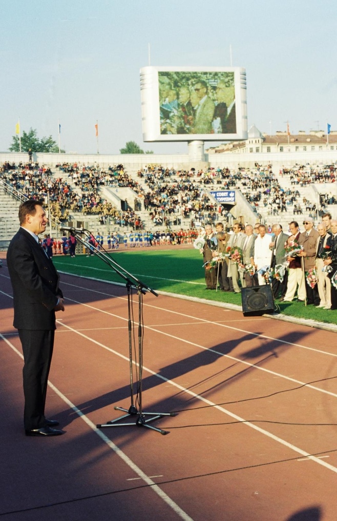 1997 год. Праздник 100-летия российского футбола.