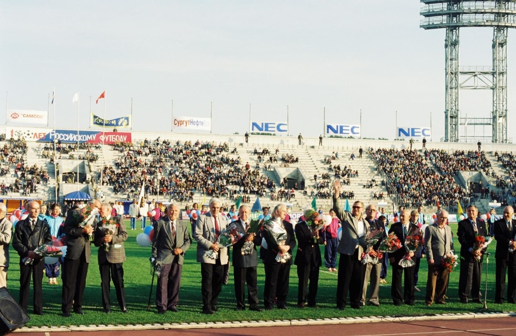 1997 год. Праздник 100-летия российского футбола.