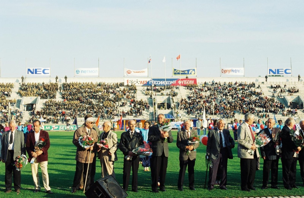 1997 год. Праздник 100-летия российского футбола.
