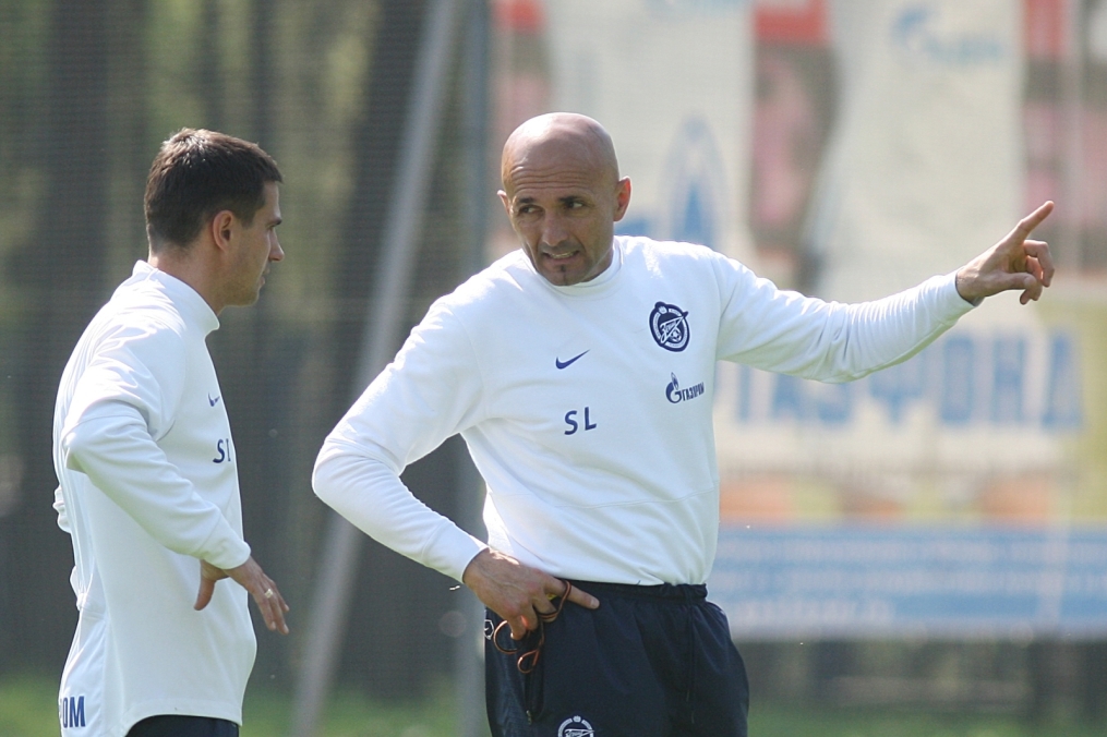 открытая тренировкм перед матчем Зенит—Сибирь