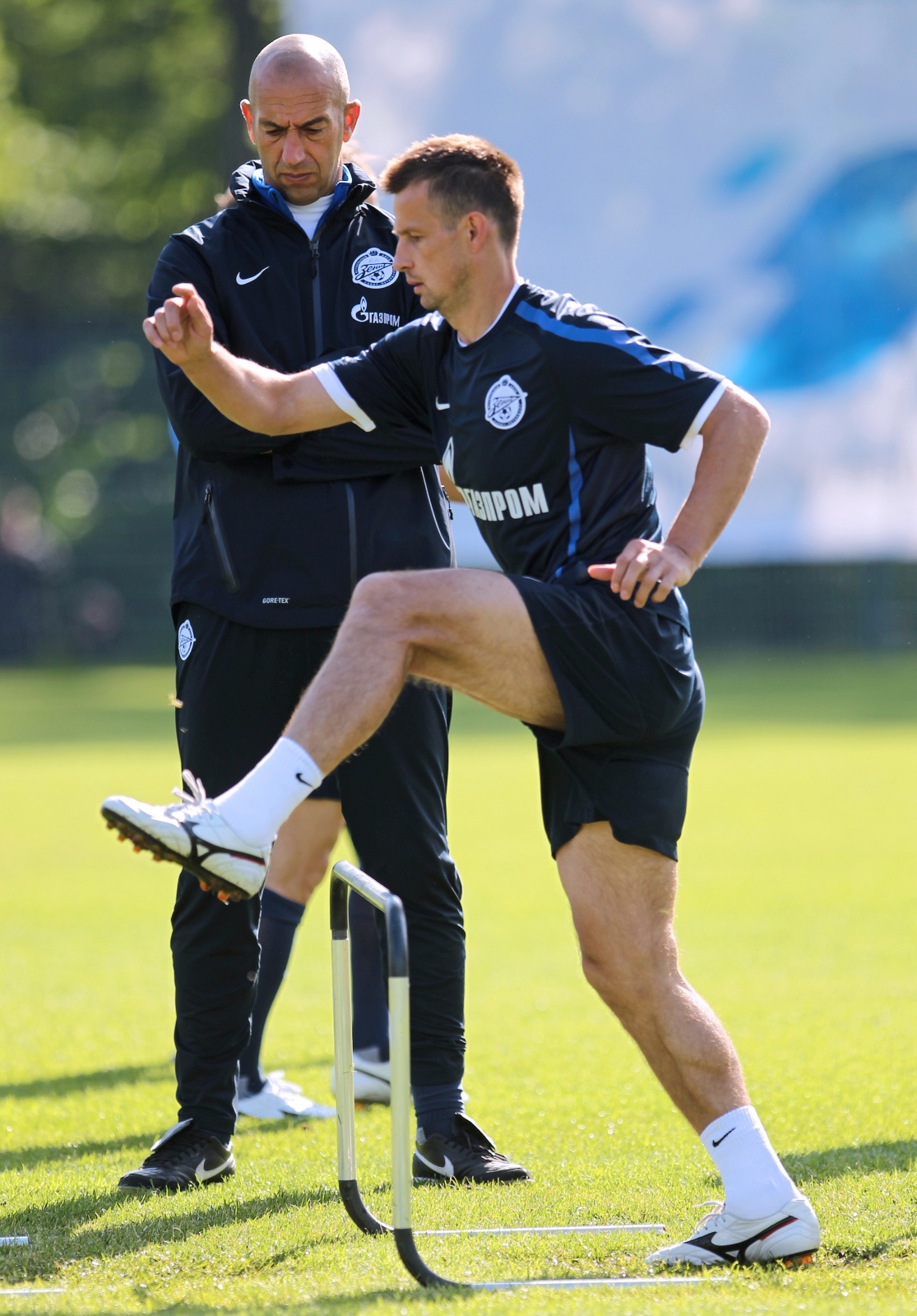 Открытая тренировка перед матчем В