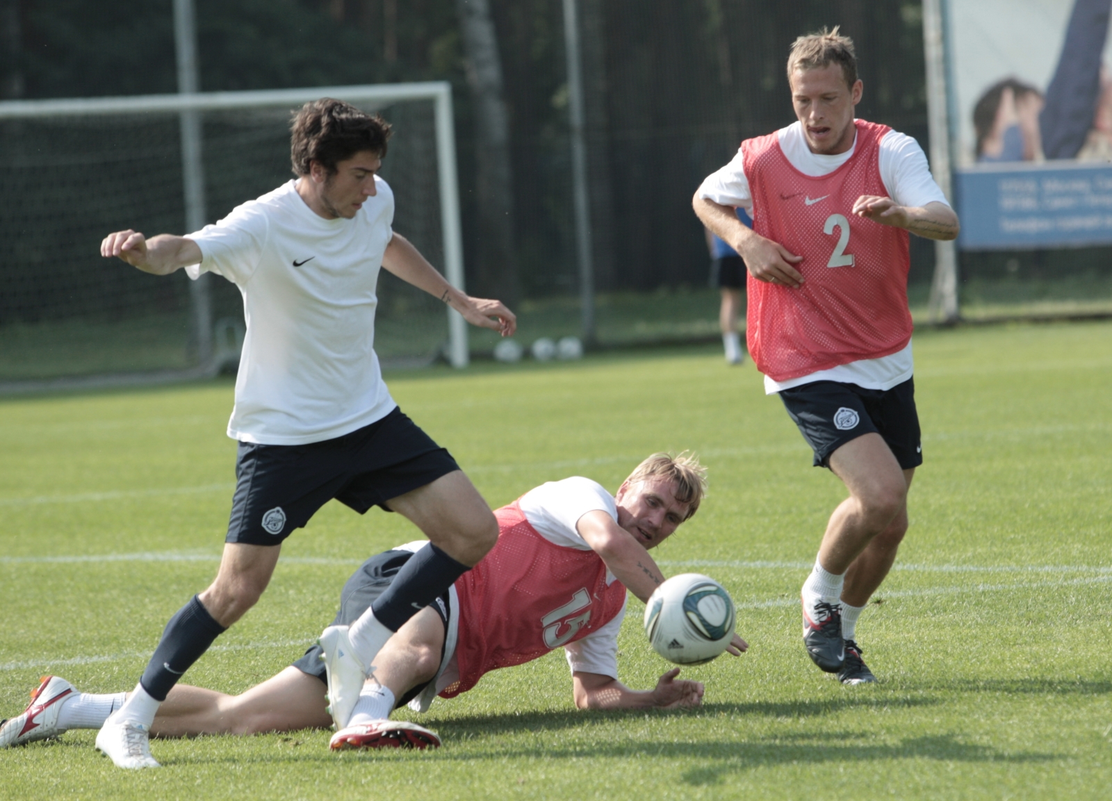 Тренировка основного состава в преддверии матча кубка россии Химки — Зенит