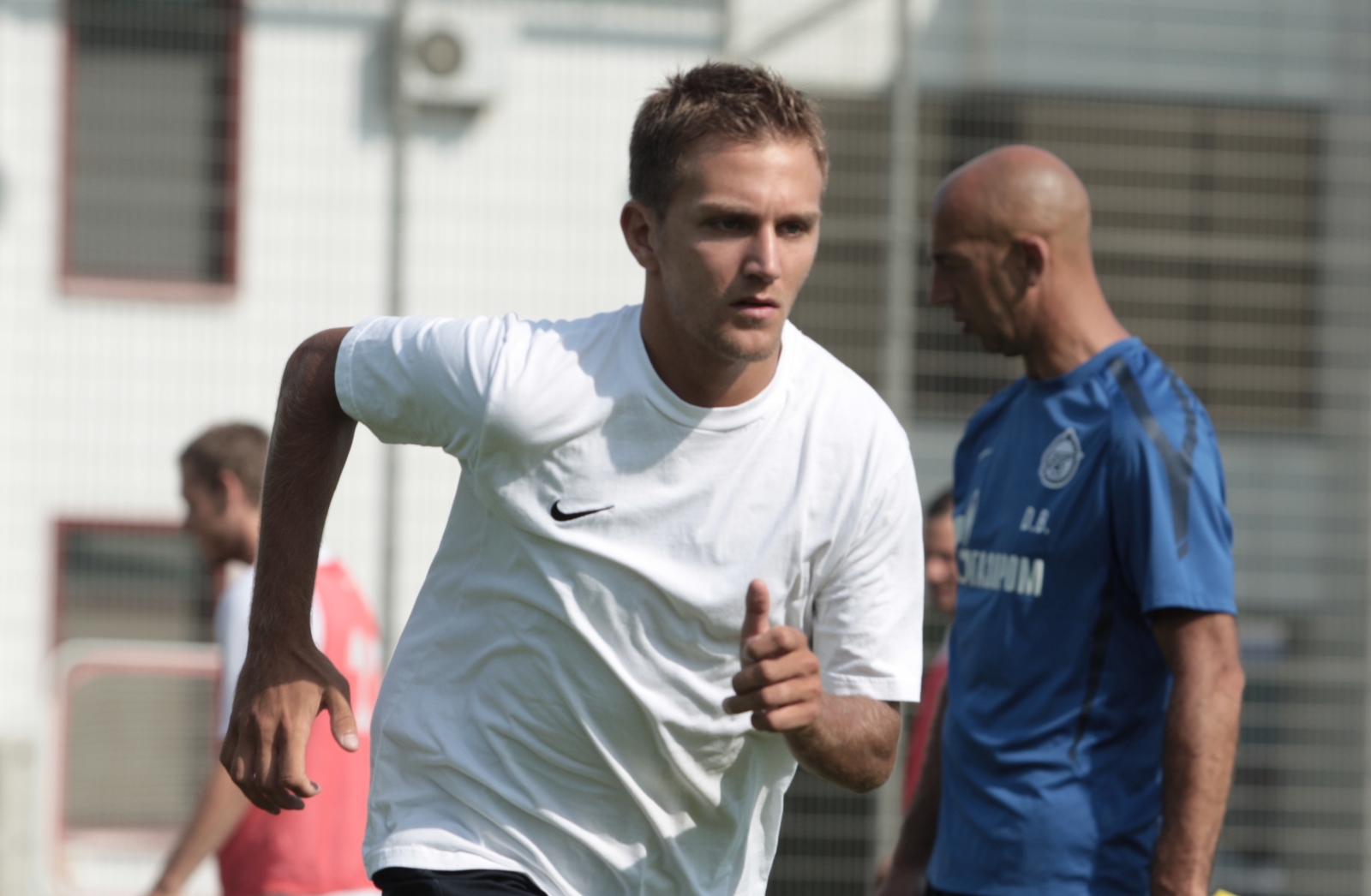 Тренировка основного состава в преддверии матча кубка россии Химки — Зенит