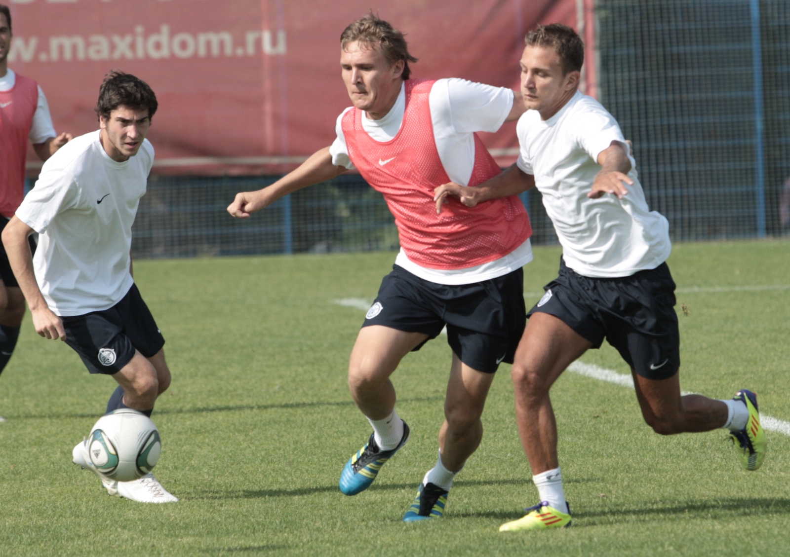 Тренировка основного состава в преддверии матча кубка россии Химки — Зенит