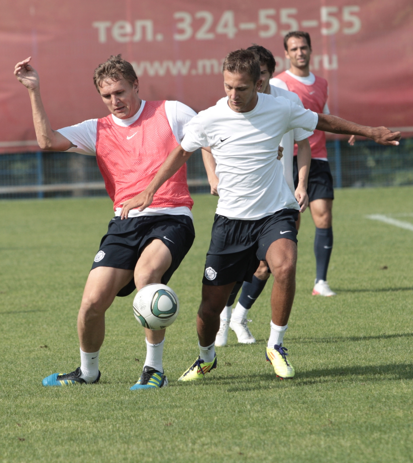 Тренировка основного состава в преддверии матча кубка россии Химки — Зенит