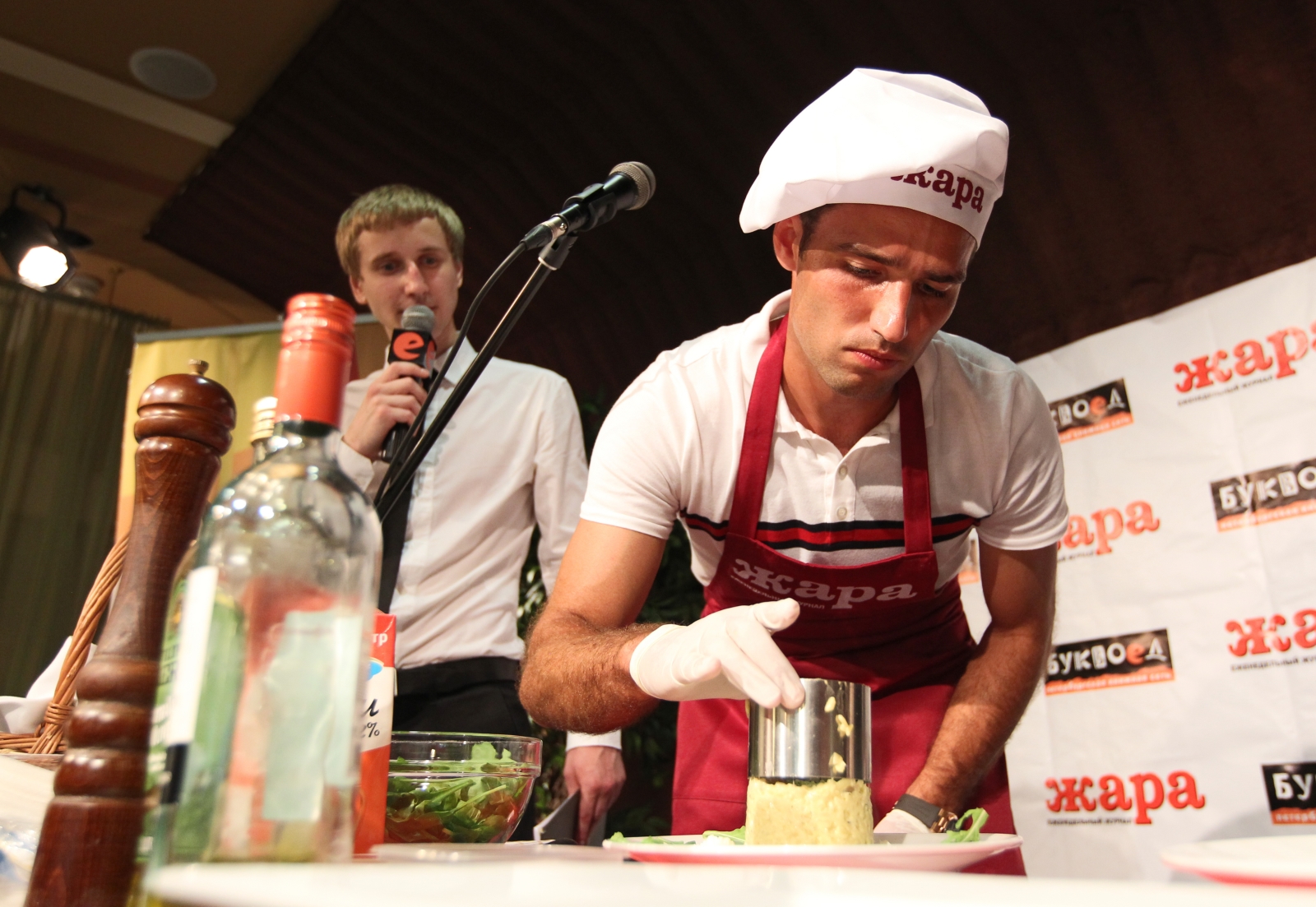 Роман Широков в кулинарном мастер—