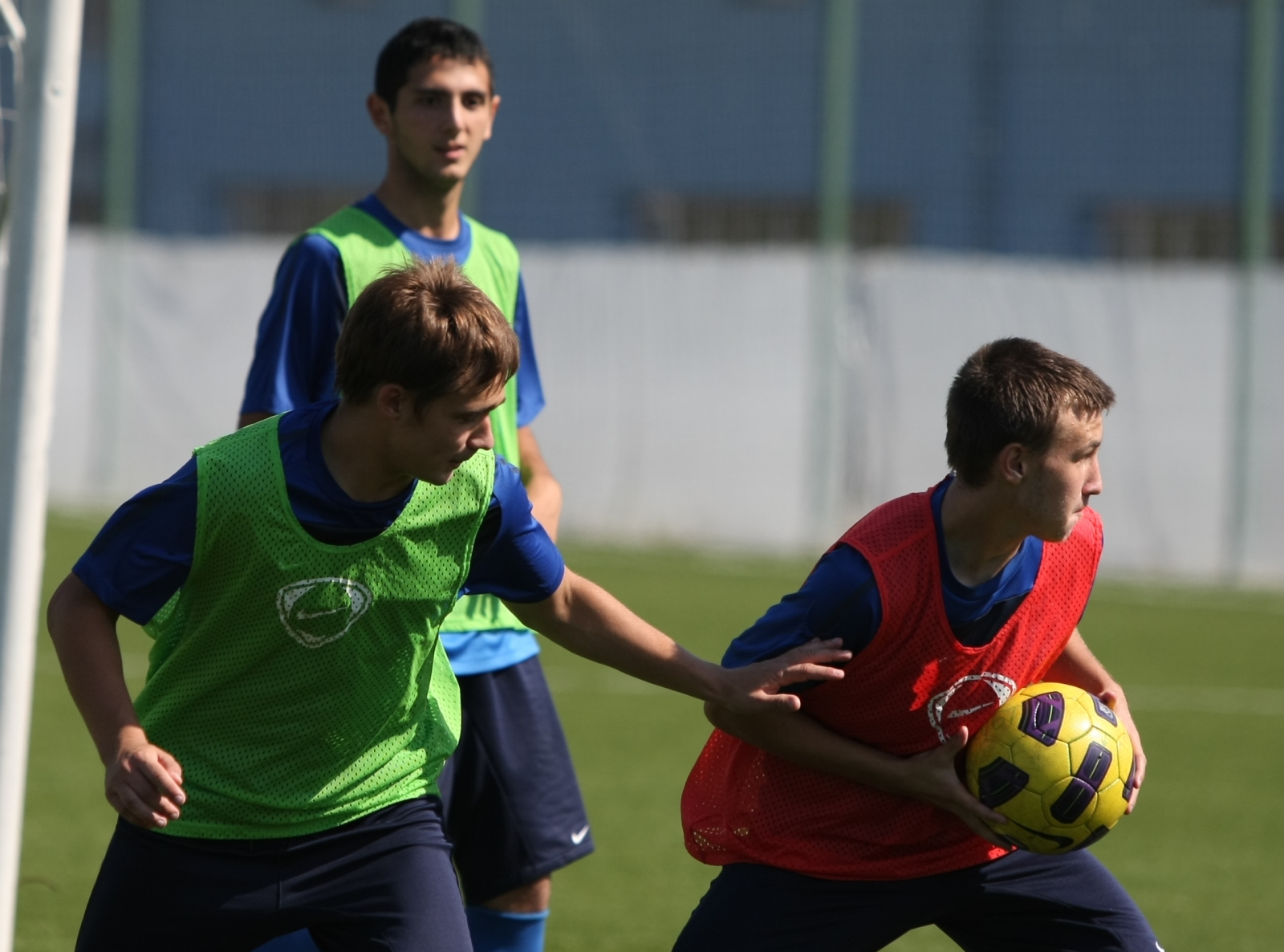 Тренировка команды Зенит U-17 перед отлетом в Крымск